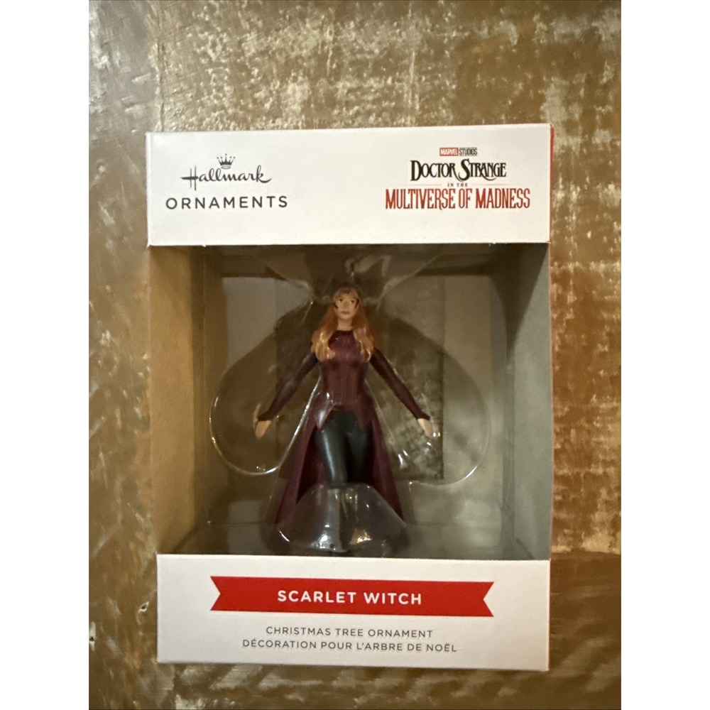 NEW Hallmark SCARLET WITCH Marvel Doctor Strange 3in Collectible Tree Ornament